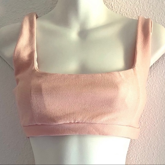 Soft Pink woman’s ribbed tankini top - various - Picture 5 of 5